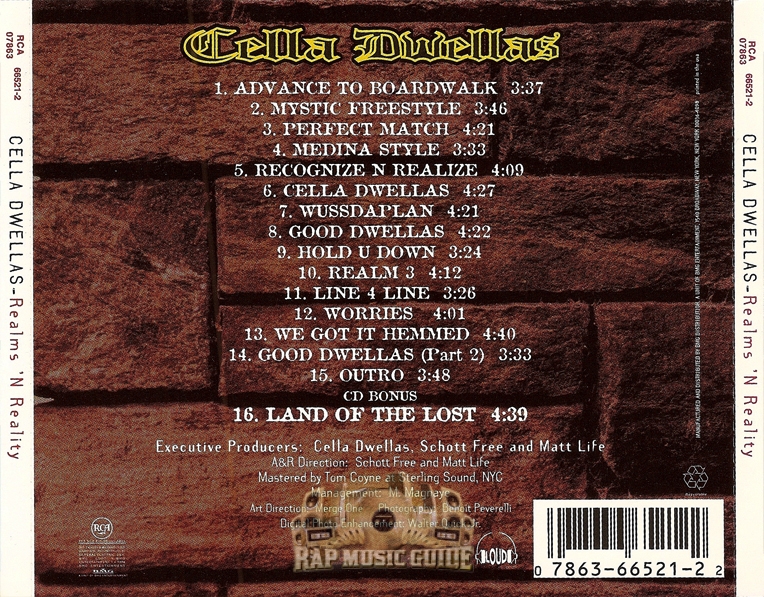 Cella Dwellas - Realms 'N Reality: CD | Rap Music Guide